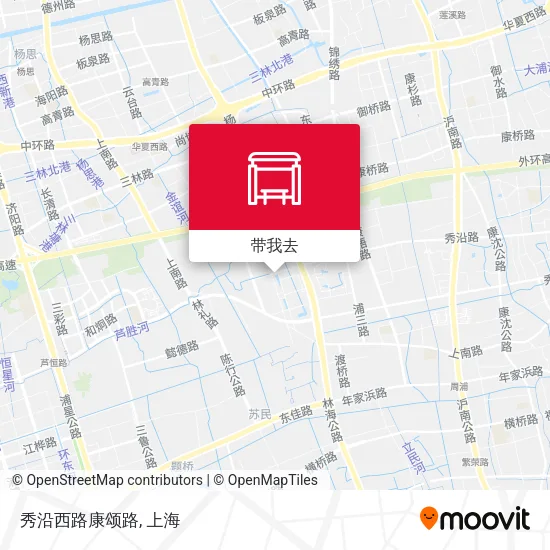 秀沿西路康颂路地图