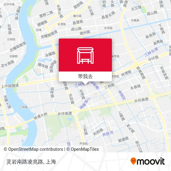 灵岩南路凌兆路地图