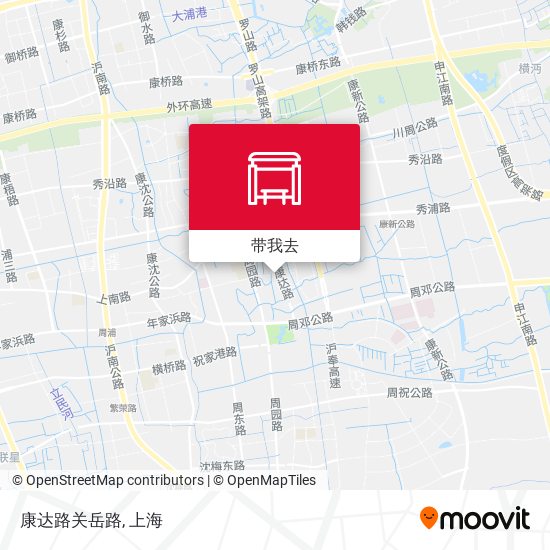 康达路关岳路地图