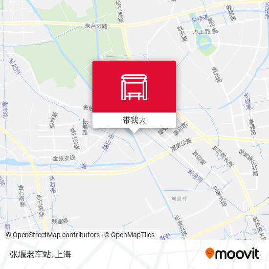 张堰老车站地图