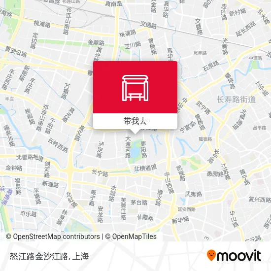 怒江路金沙江路地图