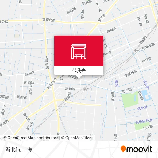 新北街地图