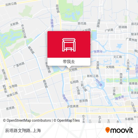 辰塔路文翔路地图