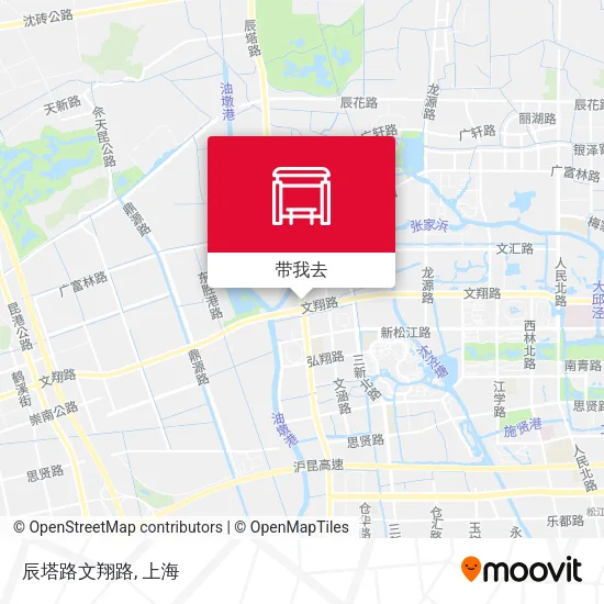 辰塔路文翔路地图