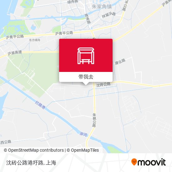 沈砖公路港圩路地图