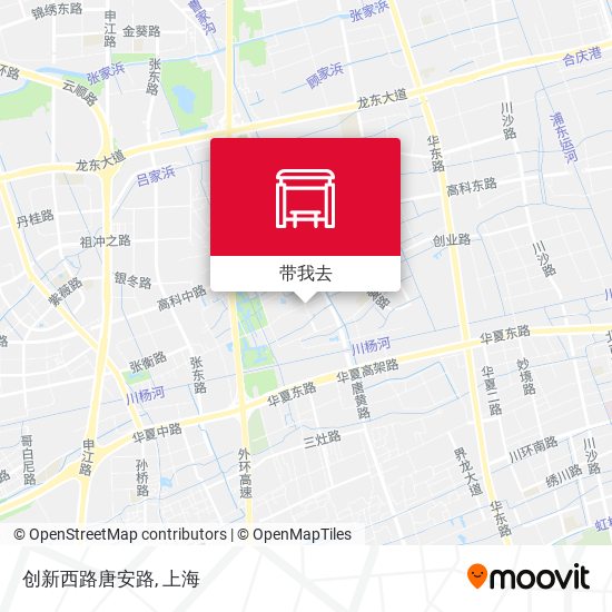 创新西路唐安路地图