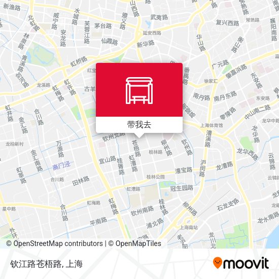 钦江路苍梧路地图
