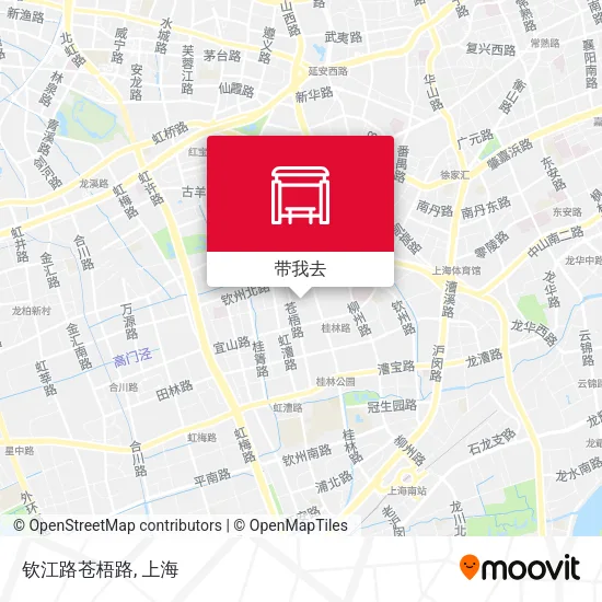 钦江路苍梧路地图