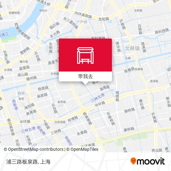 浦三路板泉路地图