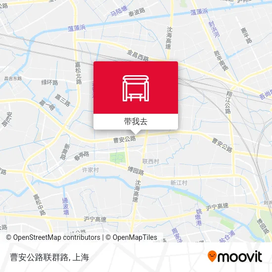 曹安公路联群路地图