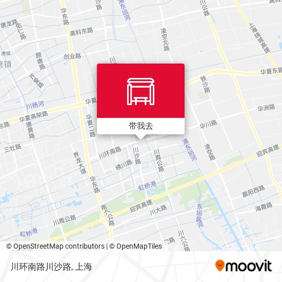 川环南路川沙路地图