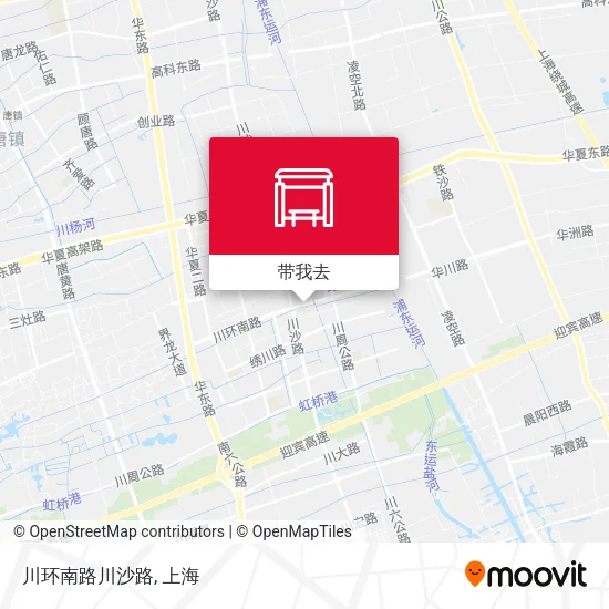 川环南路川沙路地图