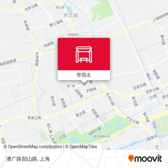 潘广路韶山路地图