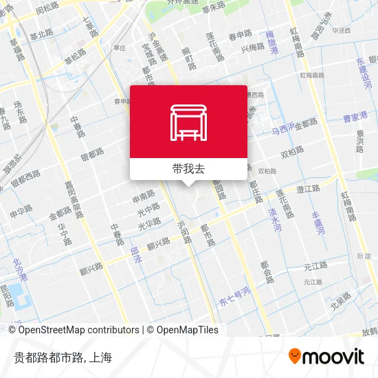 贵都路都市路地图