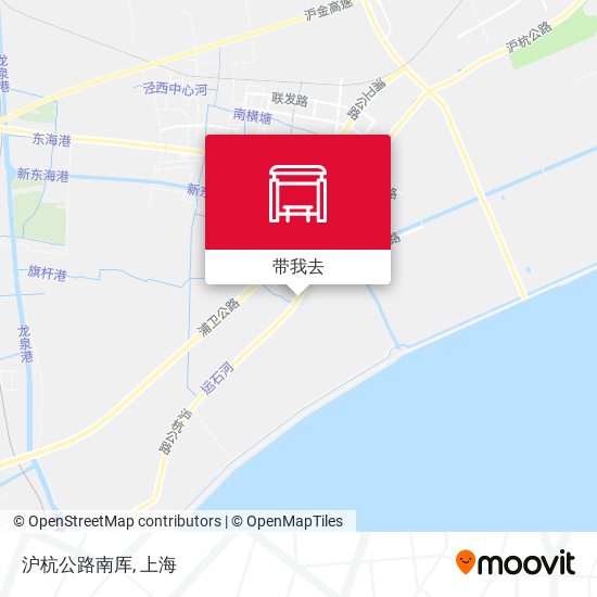 沪杭公路南厍地图