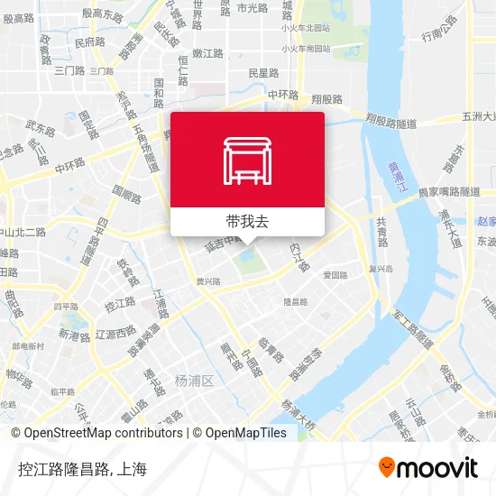 控江路隆昌路地图