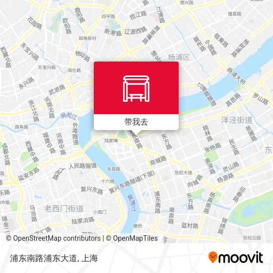 浦东南路浦东大道地图