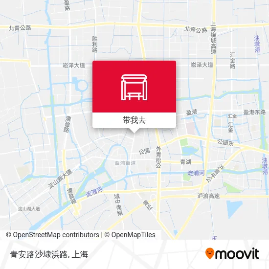 青安路沙埭浜路地图