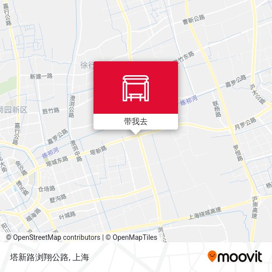 塔新路浏翔公路地图