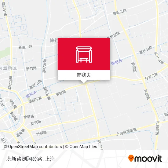塔新路浏翔公路地图
