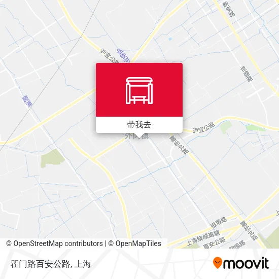 瞿门路百安公路地图