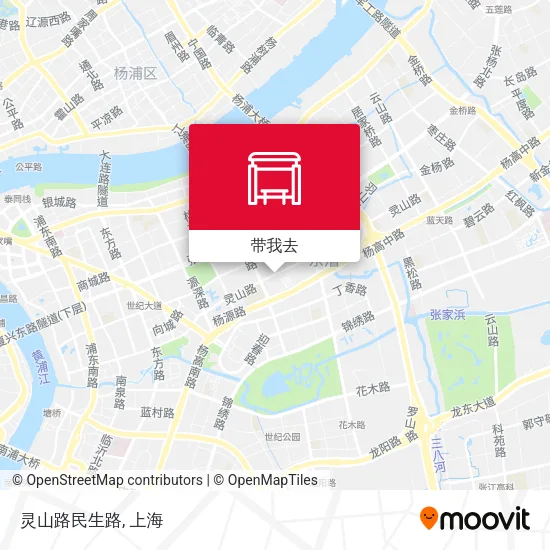 灵山路民生路地图