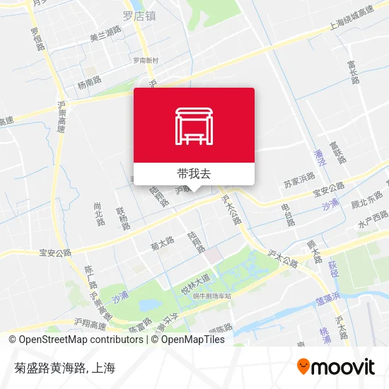 菊盛路黄海路地图