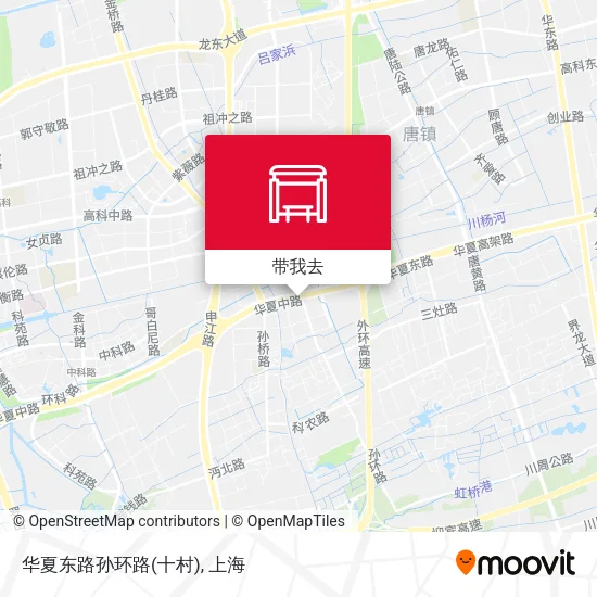 华夏东路孙环路(十村)地图