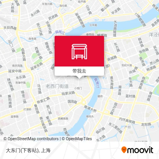 大东门(下客站)地图