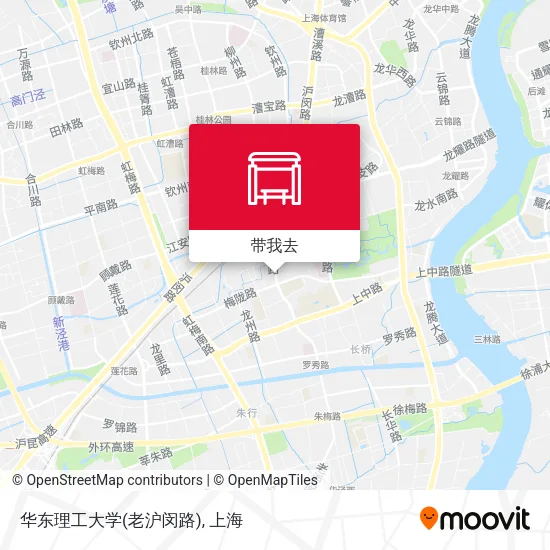 华东理工大学(老沪闵路)地图