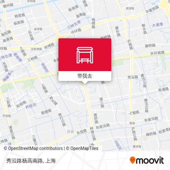 秀沿路杨高南路地图