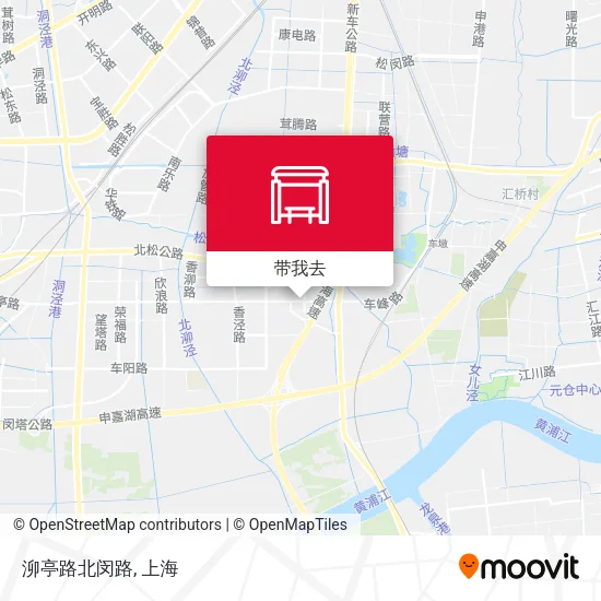 泖亭路北闵路地图