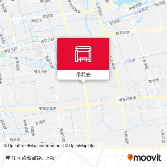 申江南路蓝靛路地图