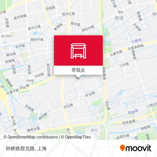 孙桥路殷北路地图