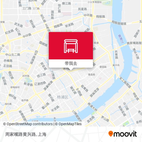 周家嘴路黄兴路地图