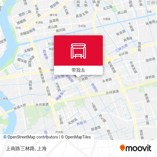 上南路三林路地图