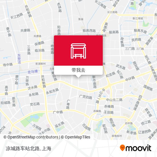 凉城路车站北路地图