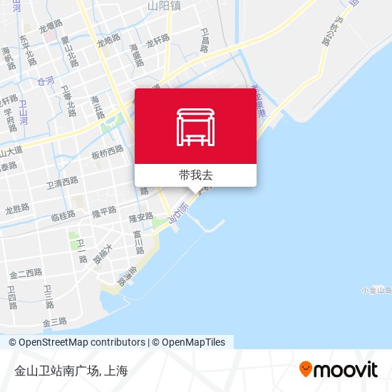 金山卫站南广场地图