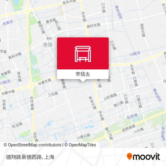 德翔路新德西路地图