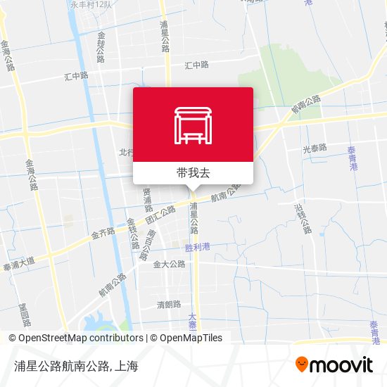 浦星公路航南公路地图