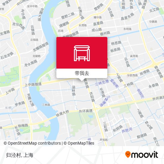 归泾村地图