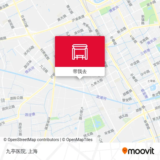 九亭医院地图