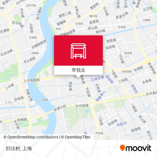 归泾村地图