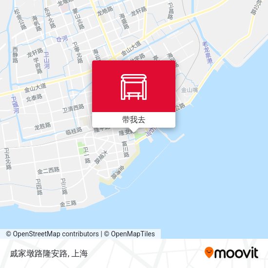 戚家墩路隆安路地图
