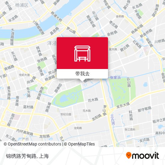 锦绣路芳甸路地图