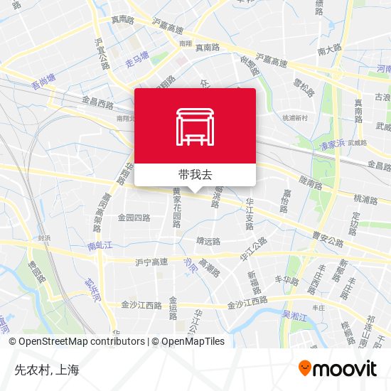 先农村地图