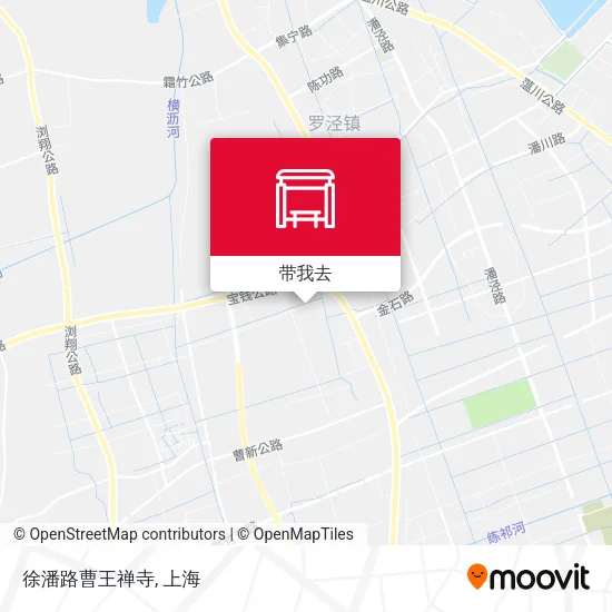 徐潘路曹王禅寺地图