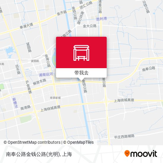 南奉公路金钱公路(光明)地图