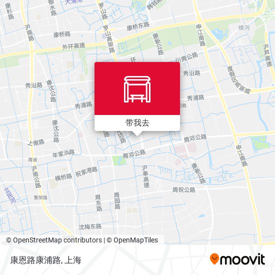 康恩路康浦路地图