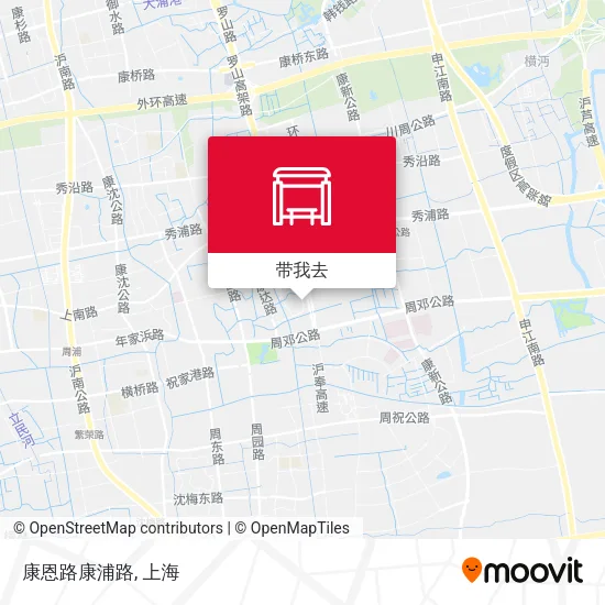 康恩路康浦路地图